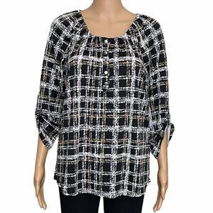 notations blouse size M long sleeve